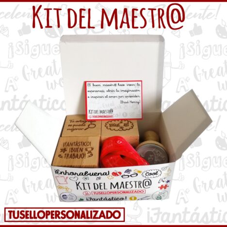 kit del maestro 1 emoji + 6 tacos