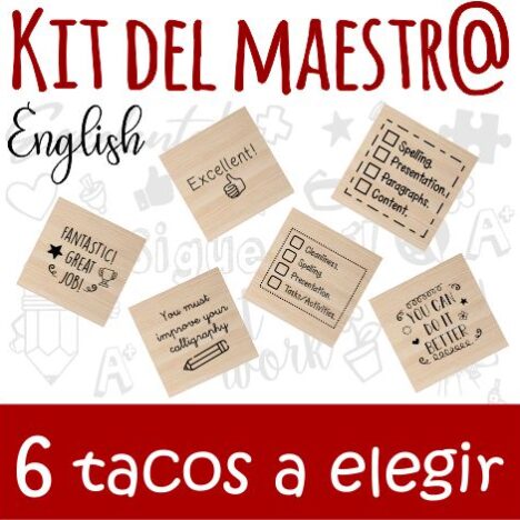 kit del maestro 6 tacos a elegir Inglés