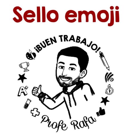 Sello emoji Profesor Rafa Manual