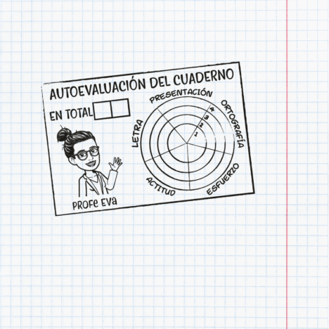 Sello Profesores Autoevaluación del cuaderno Manual