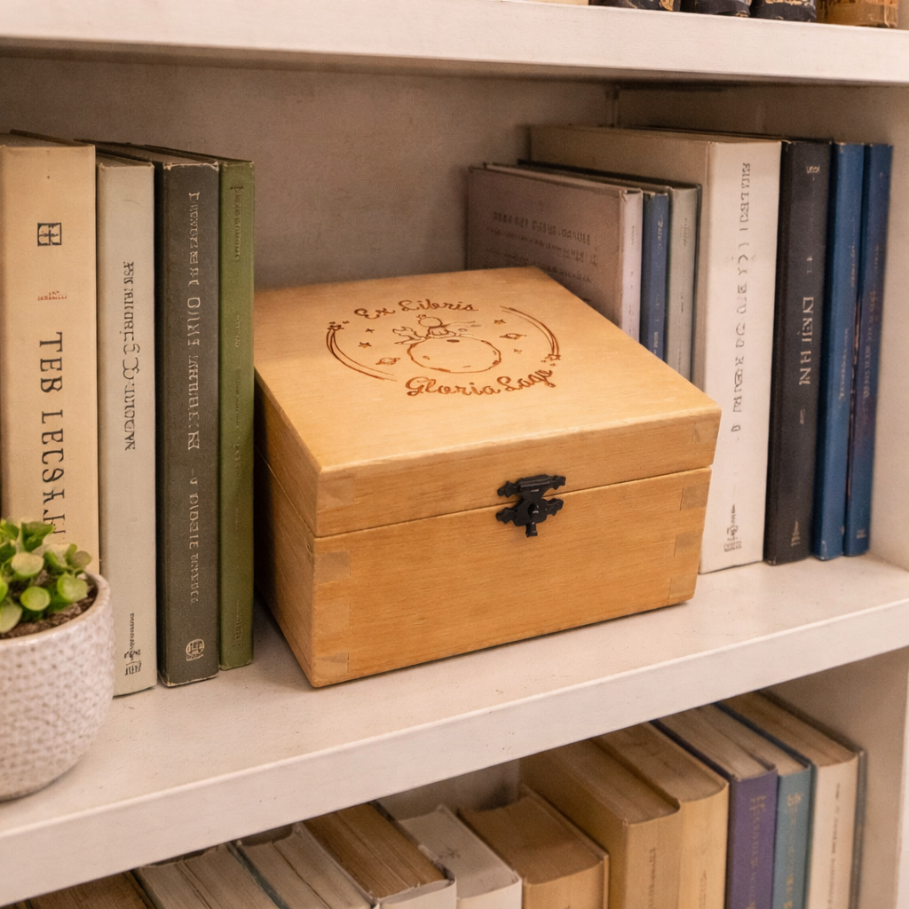 Caja de madera con sello "Ex Libris" - Imagen 7