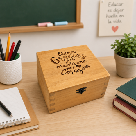 «Caja Profe» con sello y USB