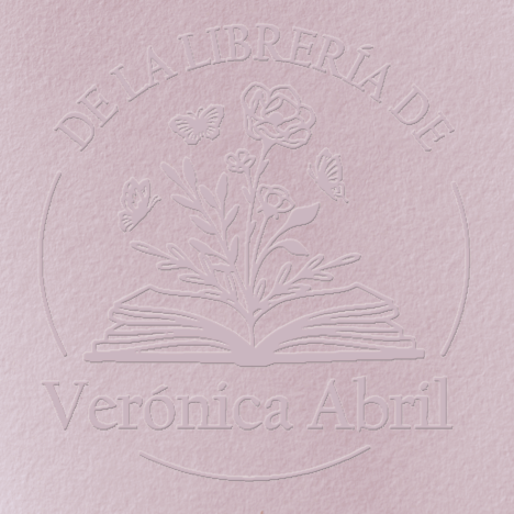 Sello Relieve Ex Libris Flores y mariposas