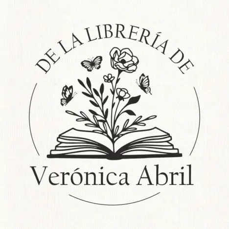 Sello Relieve Ex Libris Flores y mariposas