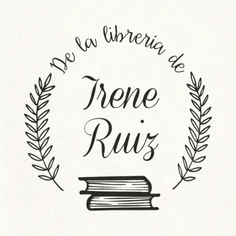 Sello Relieve Ex Libris Libro con ramas