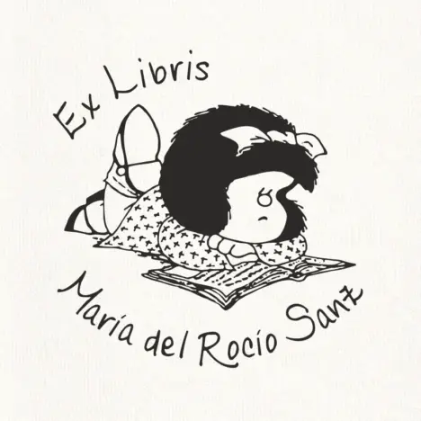 Sello Relieve Ex Libris Mafalda