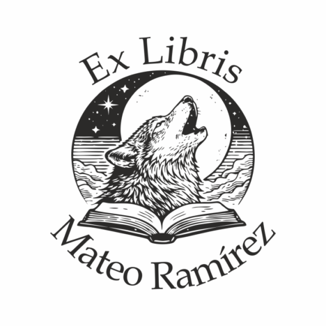 Sello Ex Libris Lobo