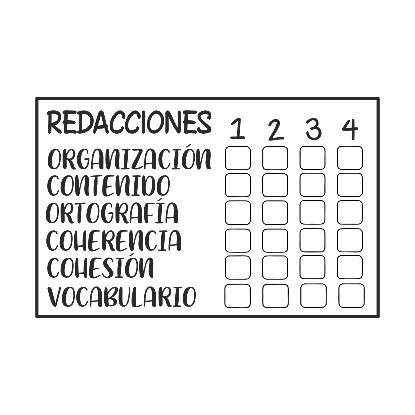 Sello profesor REDACCIONES Automático