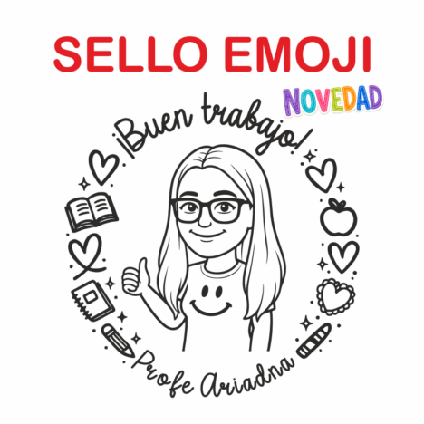 Sello emoji manual Maestr@s Corazones